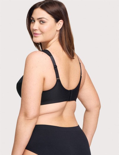 Бюстгальтер на широких бретелях Glamorise GI1240 черный, Цвет: черный, Размеры: 100G, изображение 8