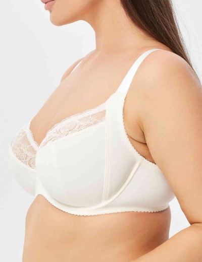 Бюстгальтер с мягкой чашкой Milavitsa 104960 приглушенный белый, Цвет: приглушенный белый, Размеры: 90F, изображение 2