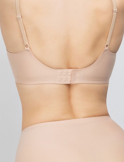 Мягкий бесшовный бюстгальтер Opium B-36 бежевый, Цвет: бежевый, Размеры: XL, изображение 2