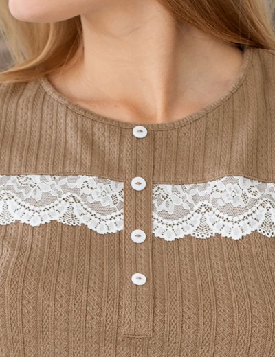 Женский домашний костюм Opium M-142/P-123, Цвет: бежевый, Размеры: 2XL, изображение 4