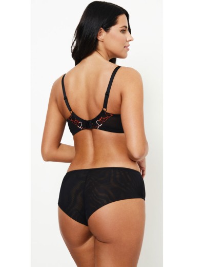 Трусики бразилиана Subtille AMANDA brazilian черный с красным, Цвет: черный+красный, Размеры: S, изображение 4