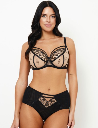 Бюстгальтер мягкий Subtille AVRIL soft, Цвет: черный+телесный, Размеры: 65H, изображение 6