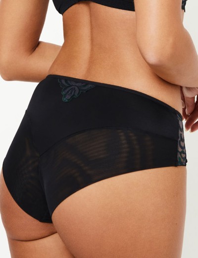 Трусы бразилиана Subtille VENERA brazilian, Цвет: черный+бежевый, Размеры: M, изображение 2