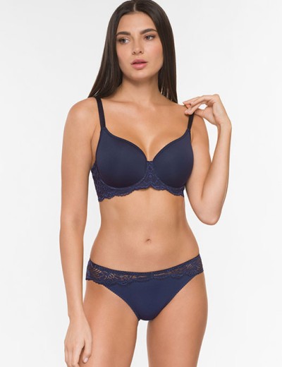 Бюстгальтер спейсер VOVA LAURA V32523 темно-синий, Цвет: темно-синий, Размеры: 75D, изображение 3