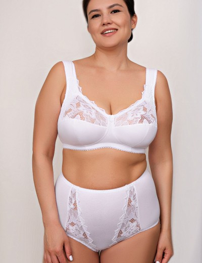 Хлопковый бюстгальтер без косточек Valmira 1101-1102 белый, Цвет: белый, Размеры: 80E, изображение 8