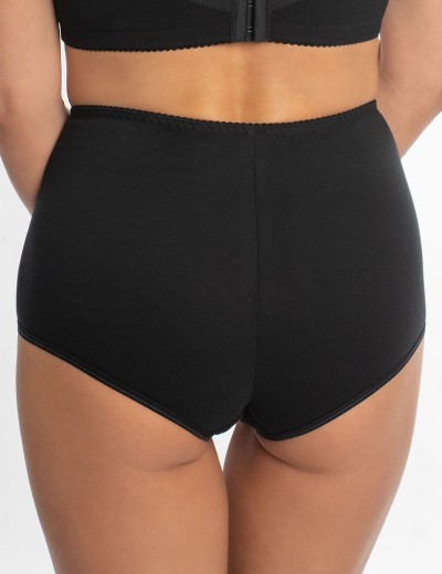 Трусы хлопковые высокие Valmira 2915 ночная азалия, Цвет: ночная азалия, Размеры: M, изображение 2