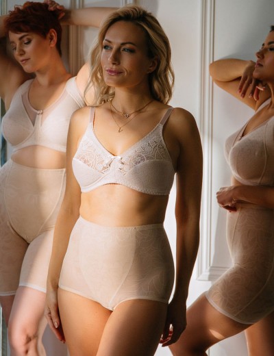 Хлопковый бюстгальтер с перфорацией Valmira 1141/A пион ажур, Цвет: пион ажур, Размеры: 75B, изображение 2