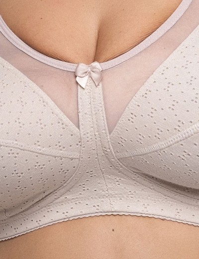 Бюстгальтер хлопковый с перфорацией Valmira 1145/A пион ажур, Цвет: пион ажур, Размеры: 100C, изображение 5