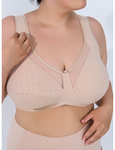 Бюстгальтер хлопковый с перфорацией Valmira 1145/A пион ажур, Цвет: пион ажур, Размеры: 100C, изображение 6