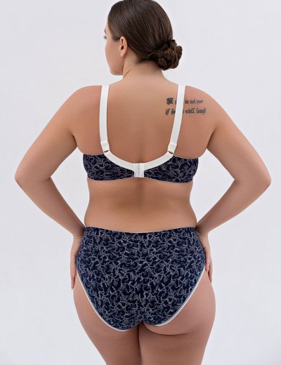 Натуральный бюстгальтер Valmira 1203/C синий с молоком, Цвет: синий с молоком, Размеры: 85C, изображение 8