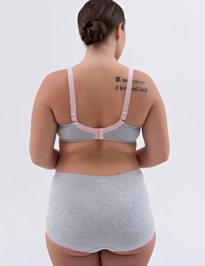 Натуральный бюстгальтер Valmira 1203/C серый меланж, Цвет: серый меланж, Размеры: 80F, изображение 8