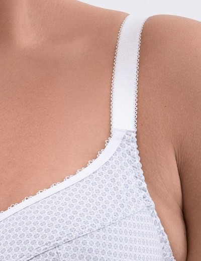 Бюстгальтер из хлопка Valmira 1203/G жемчужно-серый, Цвет: жемчужно-серый, Размеры: 80D, изображение 4