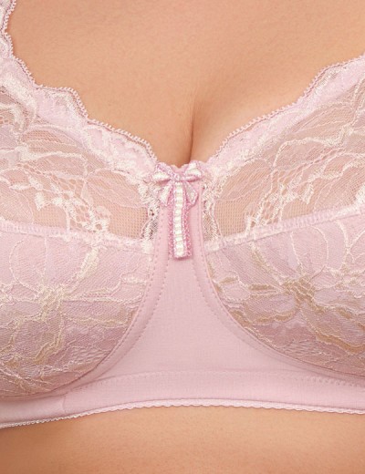 Бюстгальтер из хлопка без косточек Valmira 1206/C лотос, Цвет: лотос, Размеры: 80B, изображение 4