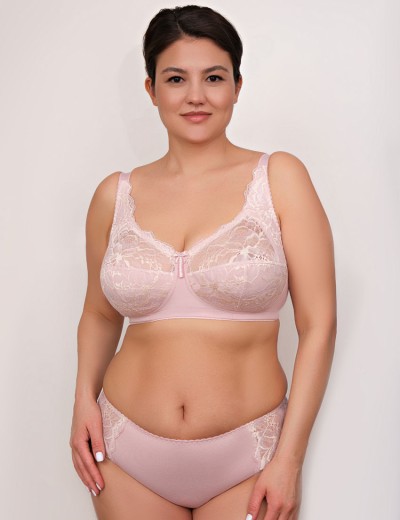 Бюстгальтер из хлопка без косточек Valmira 1206/C лотос, Цвет: лотос, Размеры: 80B, изображение 6