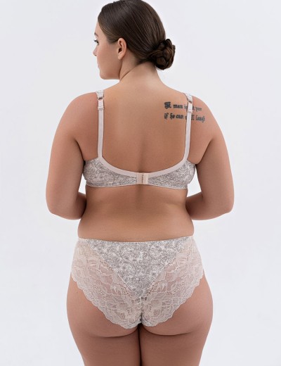 Бюстгальтер хлопковый без косточек Valmira 1206/G пион меланж, Цвет: пион меланж, Размеры: 85C, изображение 8