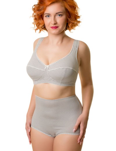 Бюстгальтер с широкими бретелями Valmira 1121/G молочная графика, Цвет: молочная графика, Размеры: 110C, изображение 8