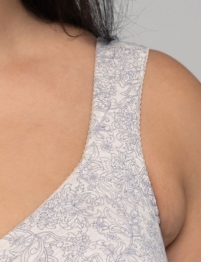 Бюстгальтер с широкими бретелями Valmira 1121/G синий меланж, Цвет: синий меланж, Размеры: 105I, изображение 4