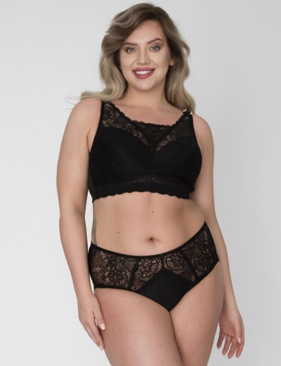 Бюстгальтер-топ мягкий Akcent A-78 M черный, Цвет: черный, Размеры: 110D, изображение 3