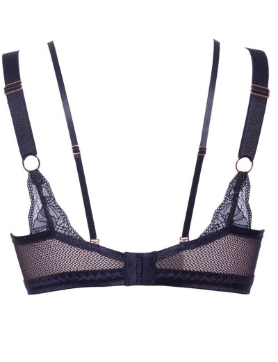 Бюстгальтер супер пуш-ап без косточек Alles VOLARE SUPER P-UP темно-синий, Цвет: темно-синий, Размеры: 60F, изображение 7