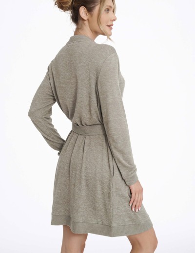 Домашний кардиган Esotiq MOVE 41133 хаки, Цвет: хаки, Размеры: M, изображение 2