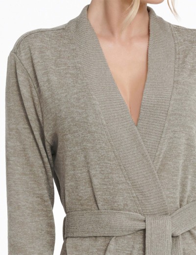 Домашний кардиган Esotiq MOVE 41133 хаки, Цвет: хаки, Размеры: M, изображение 3