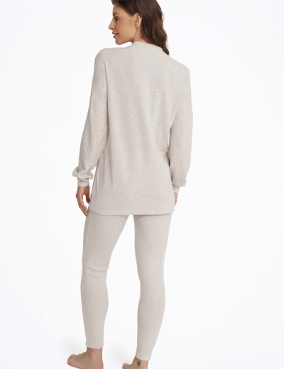 Трикотажный комплект Esotiq MOVE 41131 бежевый, Цвет: бежевый, Размеры: XL, изображение 2