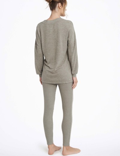 Трикотажный комплект Esotiq MOVE 41131 хаки, Цвет: хаки, Размеры: S, изображение 2