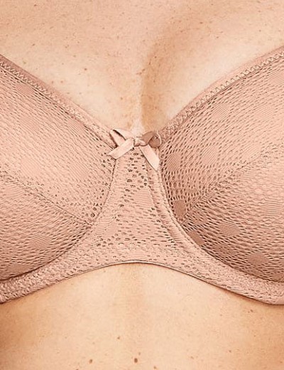 Бюстгальтер мягкий кружевной Glamorise GI9855 кофе с молоком, Цвет: кофе с молоком, Размеры: 85G, изображение 6