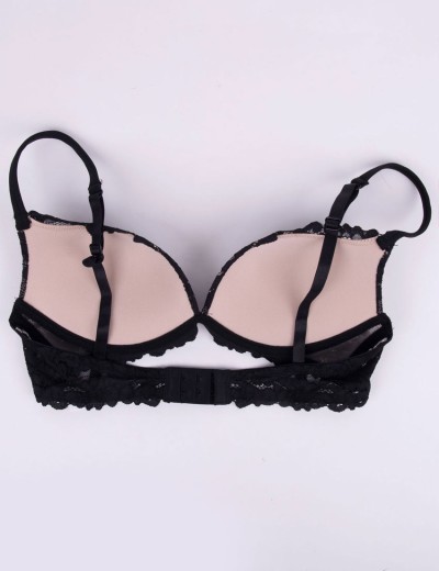 Бюстгальтер пуш-ап без косточек Infiore PIZZO 5011 luxury black, Цвет: luxury black (черный+беж), Размеры: 80B, изображение 4 Бюстгальтер пуш-ап без косточек Infiore PIZZO 5011 luxury black, Цвет: luxury black (черный+беж), Размеры: 80B, изображение 4