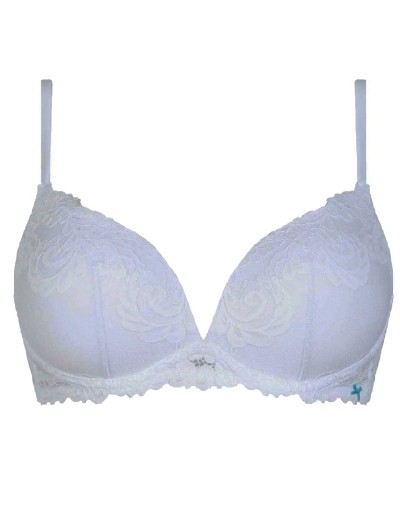 Бюстгальтер пуш-ап без косточек Infiore PIZZO 5011 bianco, Цвет: bianco (белый), Размеры: 70B, изображение 2