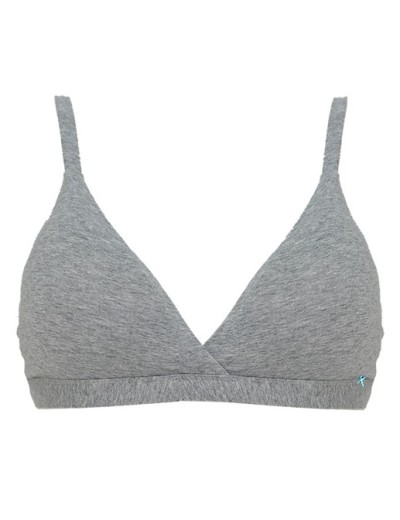 Бюстгальтер триангул из хлопка Infiore FLAMENCO 858 grigio melange, Цвет: grigio mel (серый), Размеры: 85B, изображение 2