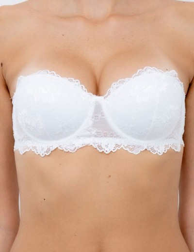 Бюстгальтер анжелика пуш-ап Lormar DELUXE bianco, Цвет: bianco (белый), Размеры: 65B, изображение 3