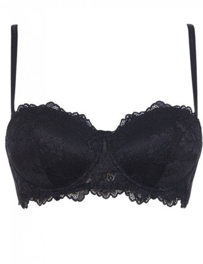 Бюстгальтер анжелика пуш-ап Lormar DELUXE nero, Цвет: nero (черный), Размеры: 65B, изображение 5