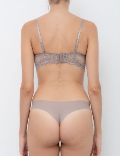 Бюстгальтер фашия с двойным пуш-ап Lormar EXTRA PIZZO corteccia, Цвет: corteccia (кофе), Размеры: 65B, изображение 3