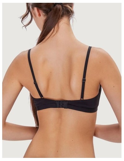 Треугольный бюстгальтер без косточек Lormar INVISIBILE EXTRA nero, Цвет: nero (черный), Размеры: 70B, изображение 2