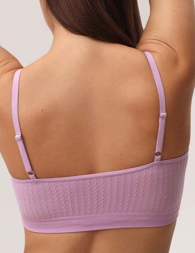 Топ на тонких бретелях MY BR641 liliac, Цвет: сиреневый, Размеры: S, изображение 2