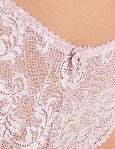 Кружевные стринги Simona M 003/30 лотос, Цвет: лотос, Размеры: 2XL, изображение 2