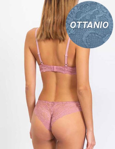 Комплект Sielei ALLURE 2688+2677 балконет бразилиана ottanio, Цвет: ottanio (бирюзовый), Размеры: 75B, изображение 2