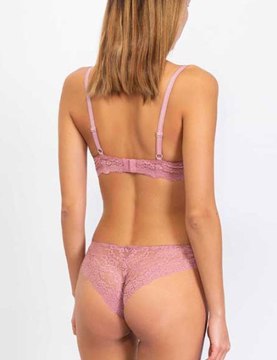 Комплект Sielei ALLURE 2688+2677 балконет бразилиана malva, Цвет: malva (лиловый), Размеры: 75B, изображение 2