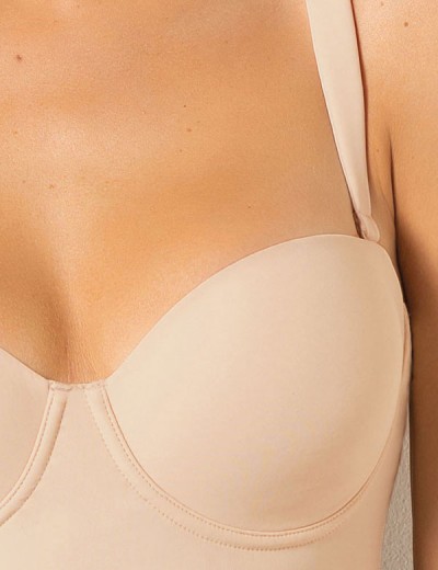 Корректирующее боди Sielei EVERYBODY 1852 cipria, Цвет: cipria (телесный), Размеры: 90B, изображение 3