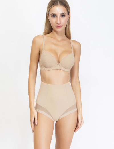 Высокие трусы утяжка Sielei EVERYBODY 1863 cipria, Цвет: cipria (телесный), Размеры: M, изображение 4