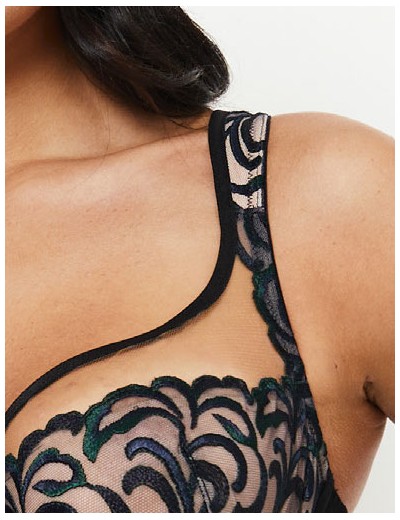 Бюстгальтер на большую грудь Subtille VENERA soft full cup, Цвет: черный+бежевый, Размеры: 65K, изображение 5