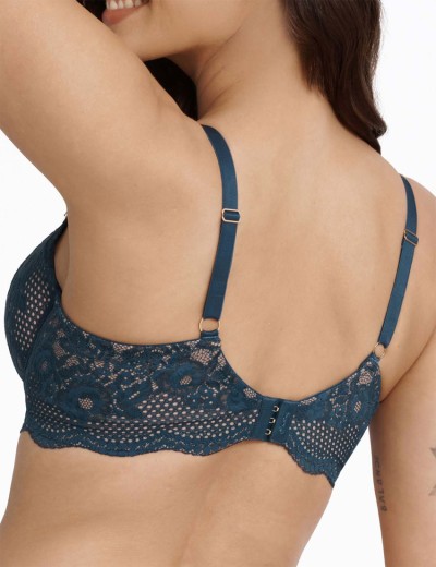 Кружевной бюстгальтер с поролоном Esotiq IDENTITY 41008 морская волна, Цвет: морская волна, Размеры: 90D, изображение 2