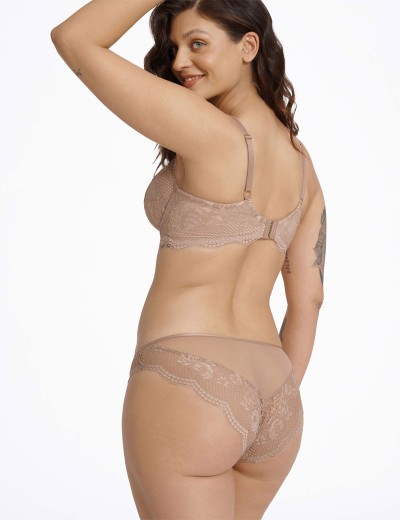 Трусы бразилиана Esotiq IDENTITY 41010 латте, Цвет: латте, Размеры: M, изображение 4