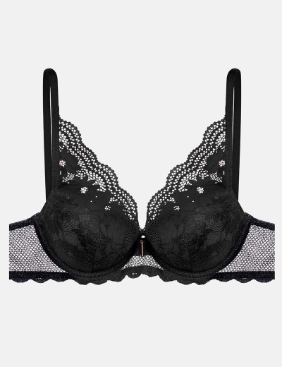 Бюстгальтер пуш-ап Esotiq ILONA 41011 черный, Цвет: черный, Размеры: 70E, изображение 7