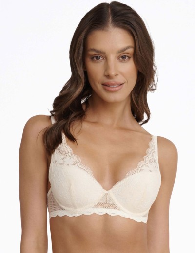 Бюстгальтер пуш-ап Esotiq ILONA 41011 экрю, Цвет: экрю, Размеры: 70E, изображение 4