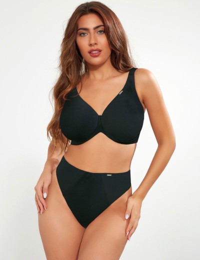 Высокие плавки бразилиана Kris Line BEACH BLACK brasyliana high waist, Цвет: черный, Размеры: 3XL, изображение 5