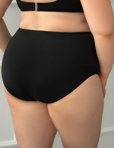 Плавки женские высокие Kris Line BEACH BLACK high waist, Цвет: черный, Размеры: 3XL, изображение 2