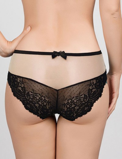 Комплект балконет и слипы Mioocchi CHARISMA 758181 beg/nero, Цвет: beg/nero, Размеры: 70B, изображение 6