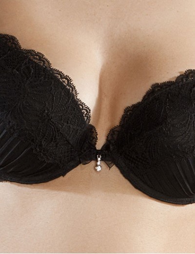 Бюстгальтер пуш-ап гель Mioocchi GISELLE 8140 nero, Цвет: nero (черный), Размеры: 70B, изображение 4